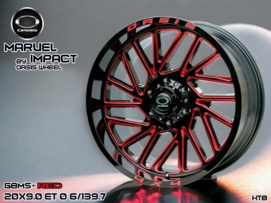GBM+ RED 20X9.0 ET 0 6/139.7