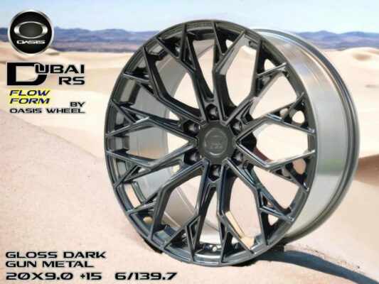 GLOSS DARK GUN METAL 20X9.0 ET+15 6/139.7