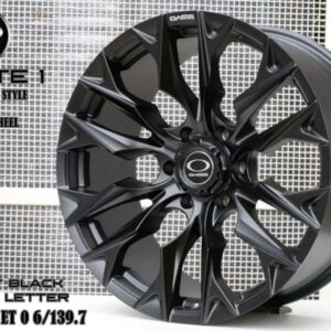 MATT BLACK OASIS LETTER 20X9.0 ET0 6/139.7
