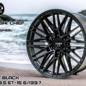 MATT BLACK 20X9.5 ET+15 6/137.7