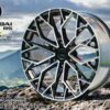 GLOSS BLACK MACHINE FACE 20X9.0 ET+15 6/139.7