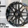 ALL BLACK MILLING POINTS 20X9.0 ET0 6/139.7