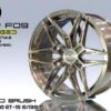 GOLD BRUSH 20X9.0 ET +15 6/139.7