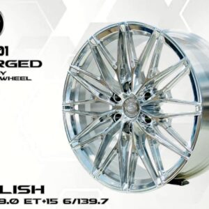 POLISH 20X9.0 ET +15 6/139.7
