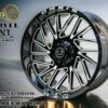 GLOSS BLACK+MILLING SPOKES+WORD(gbms) 20x9.0 et0 6/139.7
