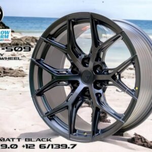 SEMI MATT BLACK 20X9.0 +12 6/139.7