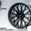 MATT BLACK 20X9.5 ET +15 6/139.7